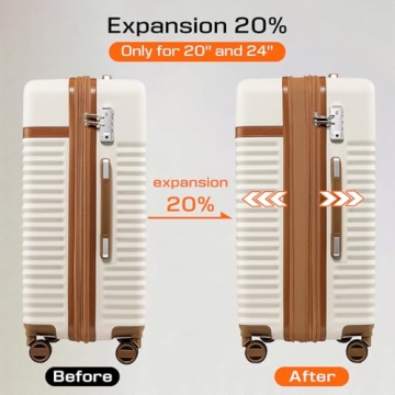 Joyway 5 Piece Luggage Set with Spinner Wheels