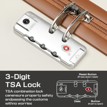 Joyway 5 Piece Luggage Set with Spinner Wheels