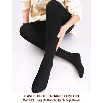 Shop VERO MONTE Opaque Fleece Lined Tights for Comfort