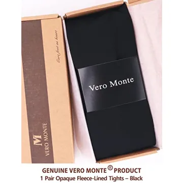 Shop VERO MONTE Opaque Fleece Lined Tights for Comfort