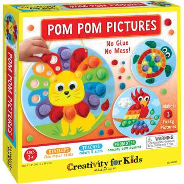Creativity for Kids Pom Pom Pictures: Animal Crafts for Kids
