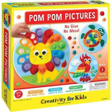 Pom Pom Animal Crafts for Kids - Creativity for Kids