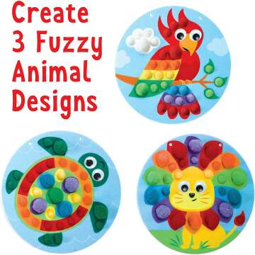 Pom Pom Animal Crafts for Kids - Creativity for Kids