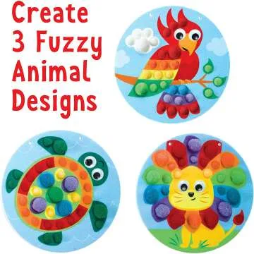 Pom Pom Animal Crafts for Kids - Creativity for Kids