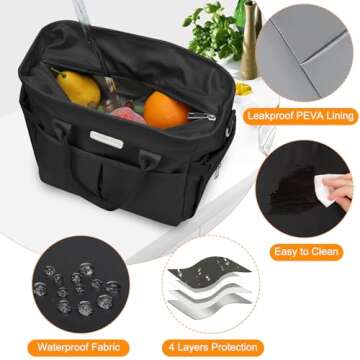 MAXTOP Insulated Lunch Bag - Perfect for Work & Travel