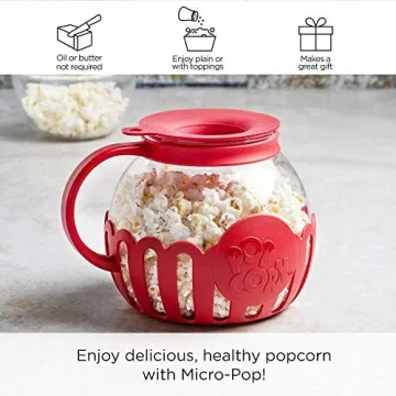 Ecolution 3-in-1 Microwave Popcorn Popper - Red