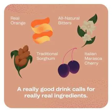 Still Branch Single-Serve Old Fashioned Mix Cocktail Syrup – Handcrafted Cocktail Mixer with Real Bitters, Italian Cherry, Sorghum, Maple and Dark Brown Sugars – No Refrigeration Needed – 14 Sachets