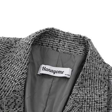 CMDC Men's Slim Fit Casual Black Suit Jacket and Vest