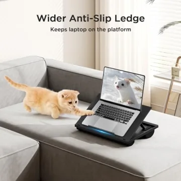 HUANUO Adjustable Laptop Stand 8 Angles Dual Cushion Comfort