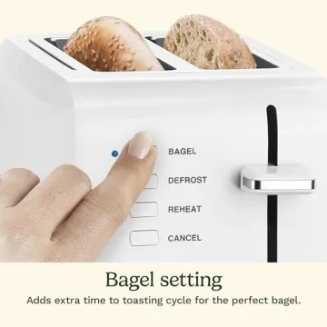 Cuisinart White 2-Slice Toaster - Compact & Stylish