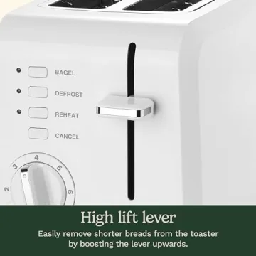 Cuisinart White 2-Slice Toaster - Compact & Stylish