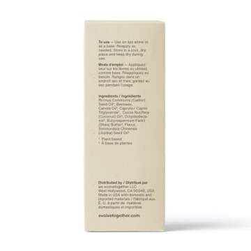 evolvetogether Lip Balm for Women & Men | Plant-Powered Hydration with Calming Lavender | Multi-Use Stick for Lips, Cuticles, Cheeks | Cruelty-Free, Paraben-Free | Made in USA (Provence, 1 Oz)