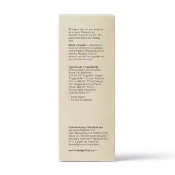 evolvetogether Lip Balm for Women & Men | Plant-Powered Hydration with Calming Lavender | Multi-Use Stick for Lips, Cuticles, Cheeks | Cruelty-Free, Paraben-Free | Made in USA (Provence, 1 Oz)