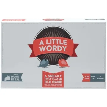 A Little Wordy by Exploding Kittens - Couples Game for 2 Players - Ages 10+ - Fun Letter Tile Word G...