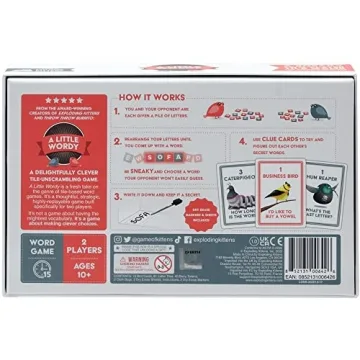 A Little Wordy Board Game for 2 Players - Fun Strategy Game