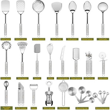 Fungun 28-Piece Kitchen Utensil Set - Durable & Stylish