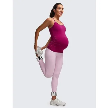 CRZ YOGA Butterluxe Maternity Tank Top for Comfort and Style