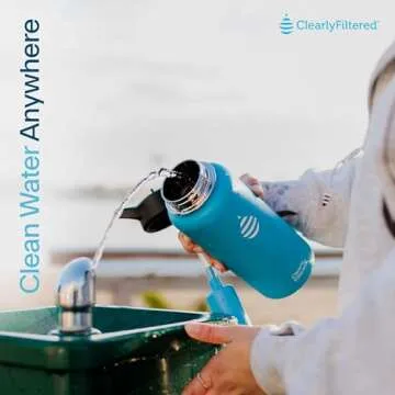 Clearly Filtered 32oz Water Bottle with Advanced Filtration