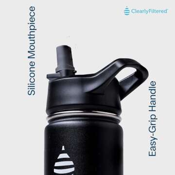Clearly Filtered 32oz Water Bottle with Advanced Filtration