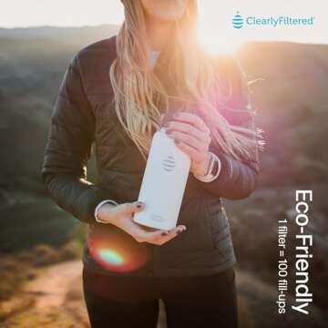 Clearly Filtered 32oz Water Bottle with Advanced Filtration