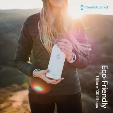 Clearly Filtered 32oz Water Bottle with Advanced Filtration