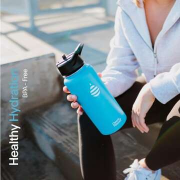 Clearly Filtered 32oz Water Bottle with Advanced Filtration