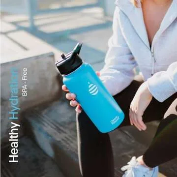 Clearly Filtered 32oz Water Bottle with Advanced Filtration