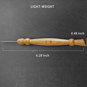 Stiletto & Pressing Tool, Precision Stiletto Handy for Getting Seams to Lay Correctly, Stiletto Quilting Tool for Sewing Kit Products