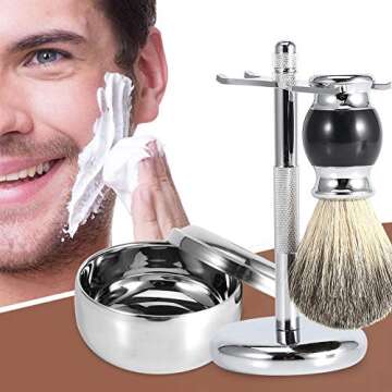 Men's Professional Shaving Tool Kit - Complete Grooming Set