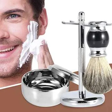 Men's Professional Shaving Tool Kit - Complete Grooming Set