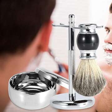 Men's Professional Shaving Tool Kit - Complete Grooming Set