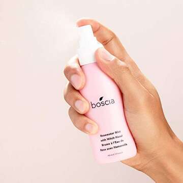 boscia Rosewater Mist with Witch Hazel, Vegan, Cruelty-Free, Natural and Clean Skincare, Alcohol-Fre...