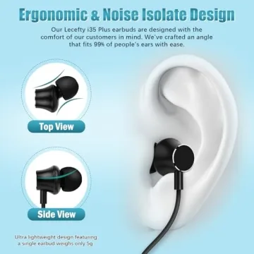 Lecefty Neckband Bluetooth Headphones 200H Playtime