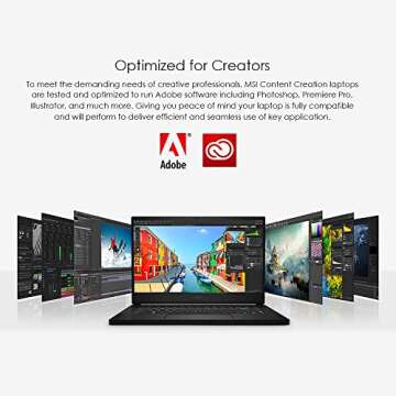 MSI Creator 15 Laptop with UHD OLED Display, i7 Processor