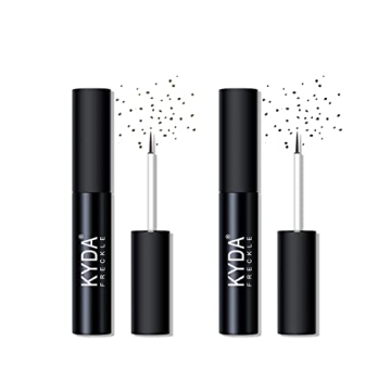 FREEORR Liquid Freckle Pen - Realistic & Natural Freckle Makeup (Dark + Light Brown)