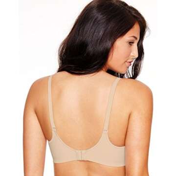 Hanes Women's Ultimate Smooth Inside and Out Foam Wire Free