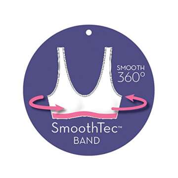 Hanes Women's Ultimate Smooth Inside and Out Foam Wire Free