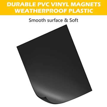 ToLanbbt Magnetic Garage Door Windows Hardware Faux PVC Fake Decorative Window Decals Kits for 2 Car Metallic Garage Panels 32PCS (5.9"x 3.93")