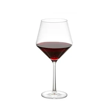 ZWIESEL GLAS Pure Burgundy Red Wine Glass (Set of 4), Graceful Burgundy Glasses for Red Wine, Dishwasher-Safe Tritan Crystal Glasses, Made in Germany (23 Ounce)