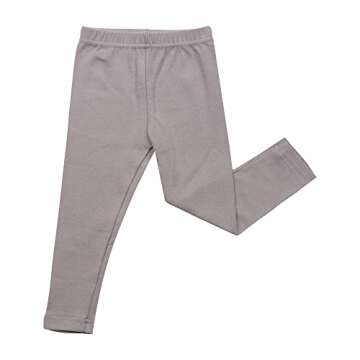 AVAUMA Baby Boys Girls Pajama Set Kids Toddler Snug fit Basic Cotton Sleepwear pjs for Daily (Light Gray-19 Small)