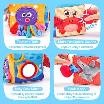 hahaland Baby Tissue Box Toy - Engaging Sensory Learning Toy