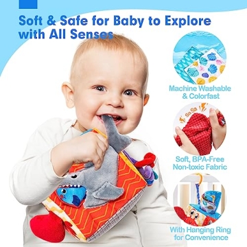 hahaland Baby Tissue Box Toy - Engaging Sensory Learning Toy