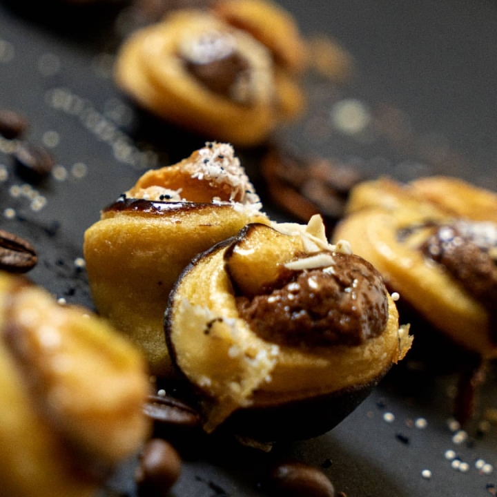 شیرینی کره‌ای نارگیلی-رول طلایی-کم‌شیرین-پذیرایی/هدیه-کوکونت