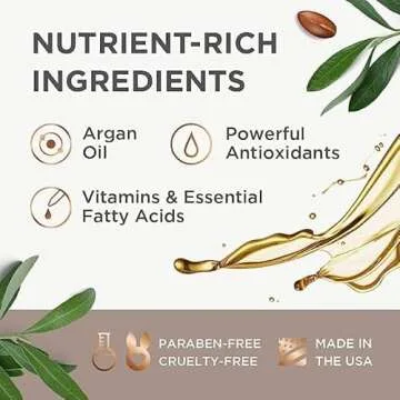 Argan Magic Restorative Hair Mask - Protein Rich Conditioning Hair Mask that Hydrates, Restores And Repairs Damaged Hair | Made in USA, Paraben Free, Cruelty Free (12 oz)