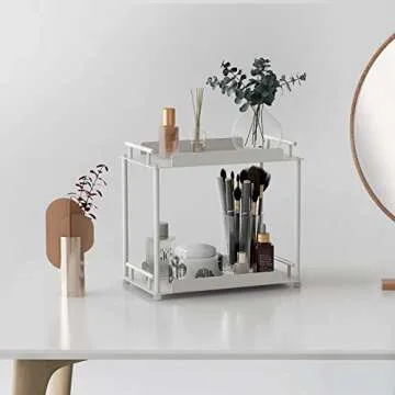 FLE Bathroom Organizer - Stylish Countertop Storage Solution