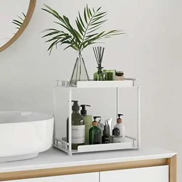 FLE Bathroom Organizer - Stylish Countertop Storage Solution