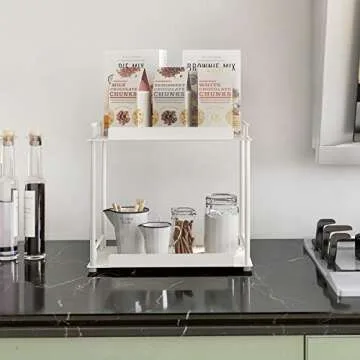 FLE Bathroom Organizer - Stylish Countertop Storage Solution