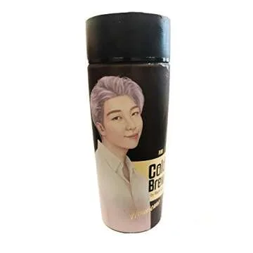 BTS CARICATURE Limited Edition Cold Brew Coffee Bottle ARMY's Collectible Item 5 MEMBER (JUNGKOOK, JIMIN, JIN, SUGA, AND RM)