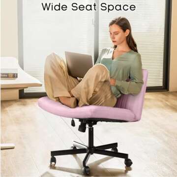 PUKAMI Criss Cross Chair - Stylish Comfort for Home Office