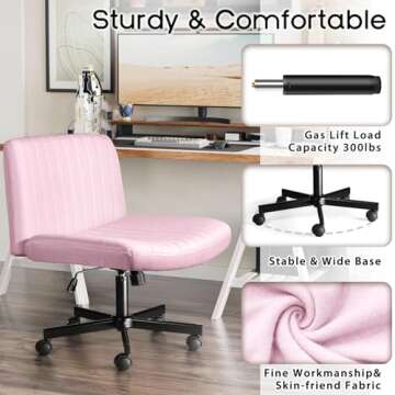 PUKAMI Criss Cross Chair - Stylish Comfort for Home Office